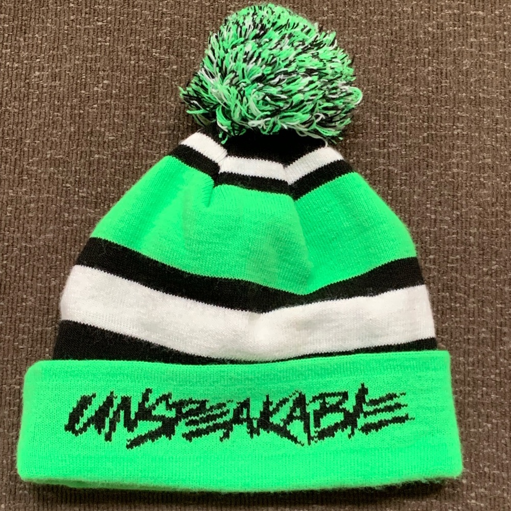 Kids Green Beanie